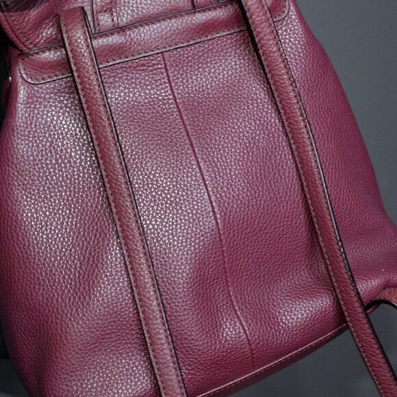 Kate Spade Maroon Flap Backpack - Picture 4 of 8